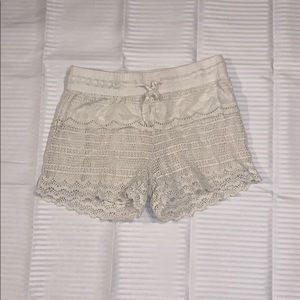 White Lace shorts